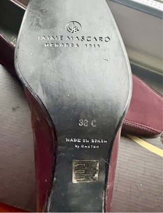 Zapatos piel salón Jaime Mascaró tacón cómodo T 38