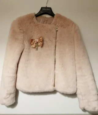 Chaquetón pelo rosa