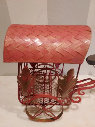 Triciclo decorativo hierro forjado