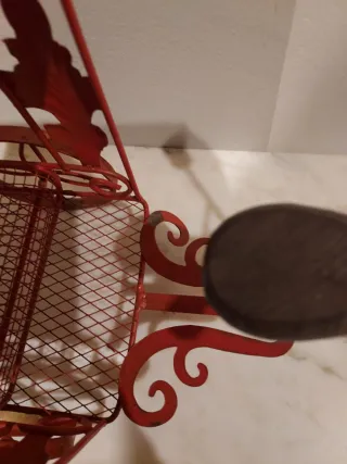 Triciclo decorativo hierro forjado