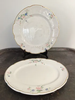 2 Fuentes Porcelana San Claudio