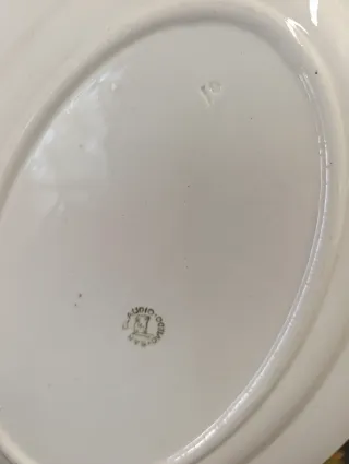 2 Fuentes Porcelana San Claudio