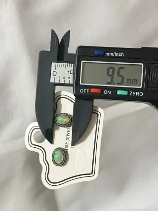 Pendientes Plata 925 Ópalo Natural