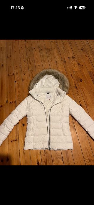 Plumífero blanco mujer Tommy Hilfiger