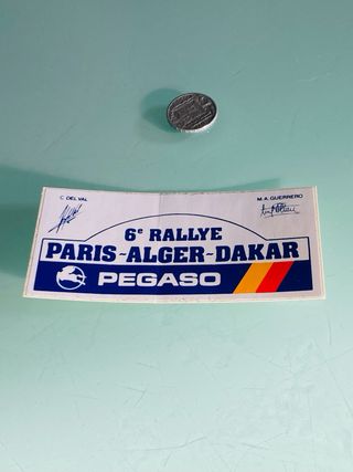 Pegatina Rally Paris-Alger-Dakar 6ª Edición 1984