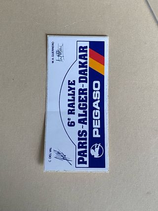 Pegatina Rally Paris-Alger-Dakar 6ª Edición 1984