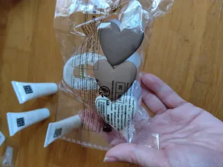 Pinzas para el pelo Corazón