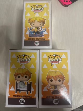 Funko Pop Demon Slayer Zenitsu Agatsuma 3 pezzi