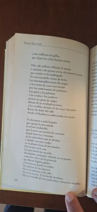 Libro poesía Romancero Gitano, Lorca