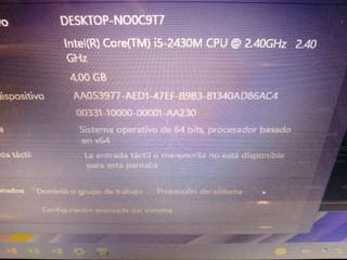PORTATIL HP CORE I5-DISC 750GB-RAM 4GB-15"