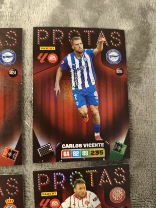Cromos de fútbol Panini Adrenalyn XL PROTAS