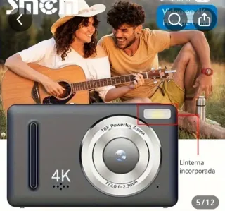 Cámara Digital SMCM 4K Ultra HD 64MP