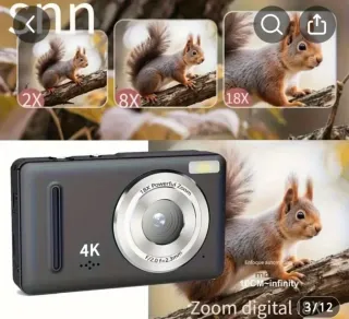 Cámara Digital SMCM 4K Ultra HD 64MP