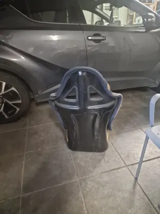 Baquet Momo Azul y Gris