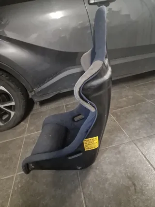 Baquet Momo Azul y Gris