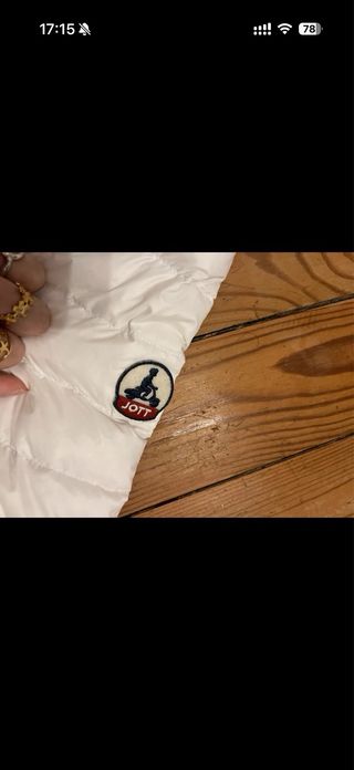 Plumífero JOTT blanco mujer