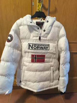 Cazadora Geographical Norway Blanca