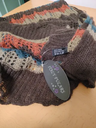 Bufanda/Foulard Marrón chocolate color principal