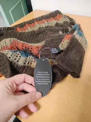 Bufanda/Foulard Marrón chocolate color principal