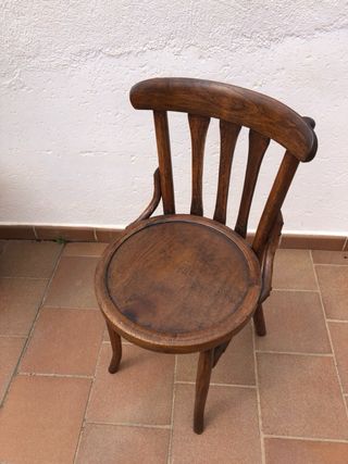 Silla estilo Thonet madera