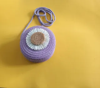 Borsetta Lilla Tracolla Fiorellino