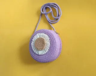 Borsetta Lilla Tracolla Fiorellino