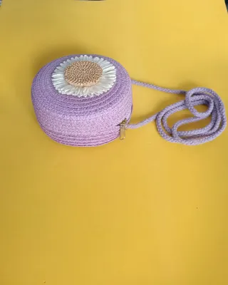 Borsetta Lilla Tracolla Fiorellino