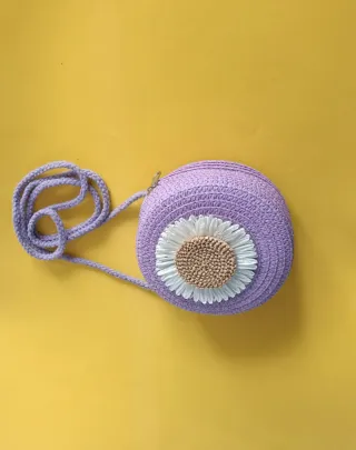 Borsetta Lilla Tracolla Fiorellino