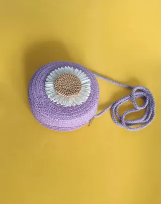 Borsetta Lilla Tracolla Fiorellino