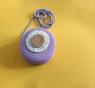 Borsetta Lilla Tracolla Fiorellino