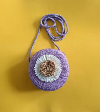 Borsetta Lilla Tracolla Fiorellino