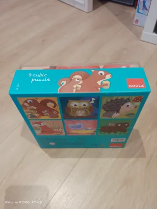 Puzzles de cubos Minimoni y Osito Tito