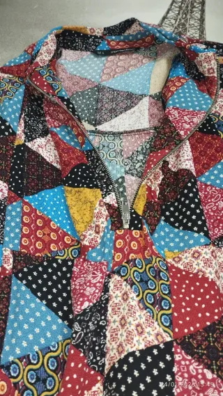 Vestido Sfera Patchwork Talla S