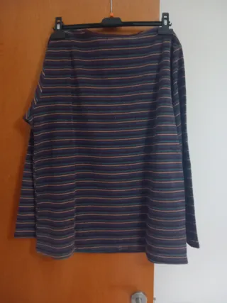 Camiseta pijama rayas manga larga