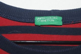 Camisola Benetton Riscas Vermelhas/Azul 13-14A