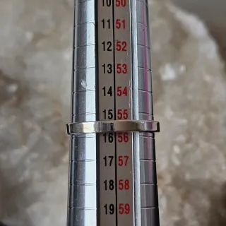 Anillo Plata 925 Prasiolita Bruto