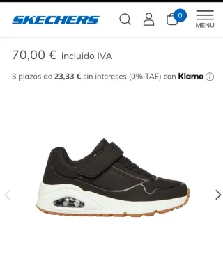 Skechers nº 37 Negro
