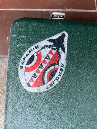 Maleta transporte escopeta vintage