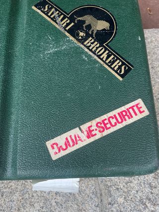 Maleta transporte escopeta vintage