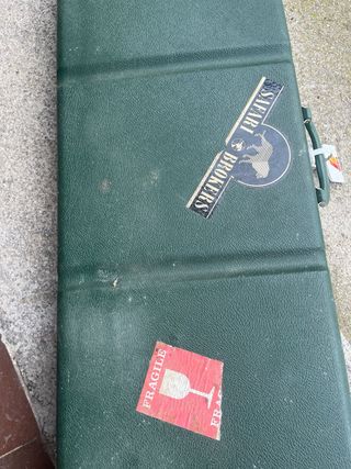 Maleta transporte escopeta vintage