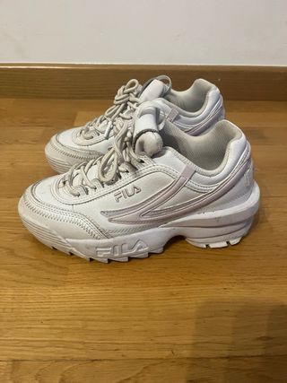 Zapatillas Fila Talla 38 Blancas