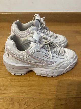 Zapatillas Fila Talla 38 Blancas