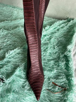 Botas originales  elásticas efecto serpiente