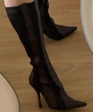 Botas originales  elásticas efecto serpiente