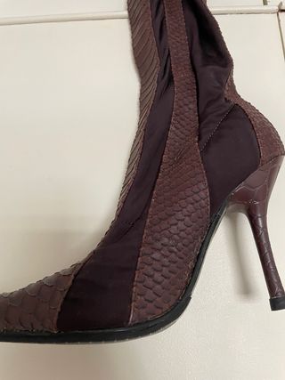 Botas originales  elásticas efecto serpiente