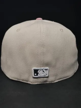 Gorra New Era 59Fifty Beige y Rosa Talla 7.1/4