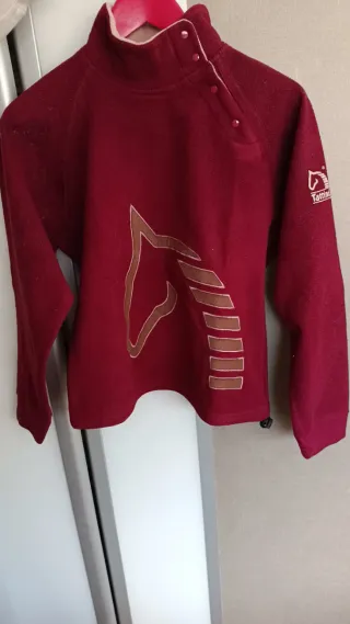 Jersey Tattini Burdeos con Caballo