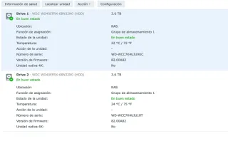 NAS Synology DS218 Play con 2 discos duros