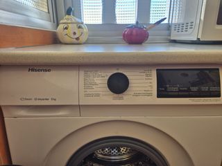 Lavadora Hisense 8kg Steam Inverter
