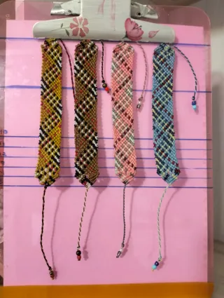 Pulseras Macramé Hechas a Mano